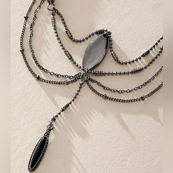 #93 NWT Free People The Protector Arm Cuff in Hematite - Picture 3 of 3